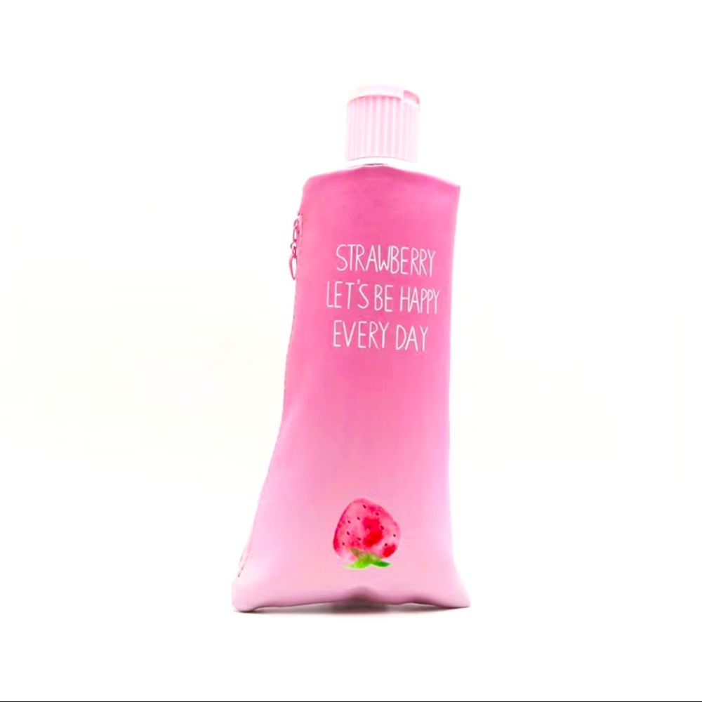 Strawberry Pencil Case & Sharpener Toothpaste Shape